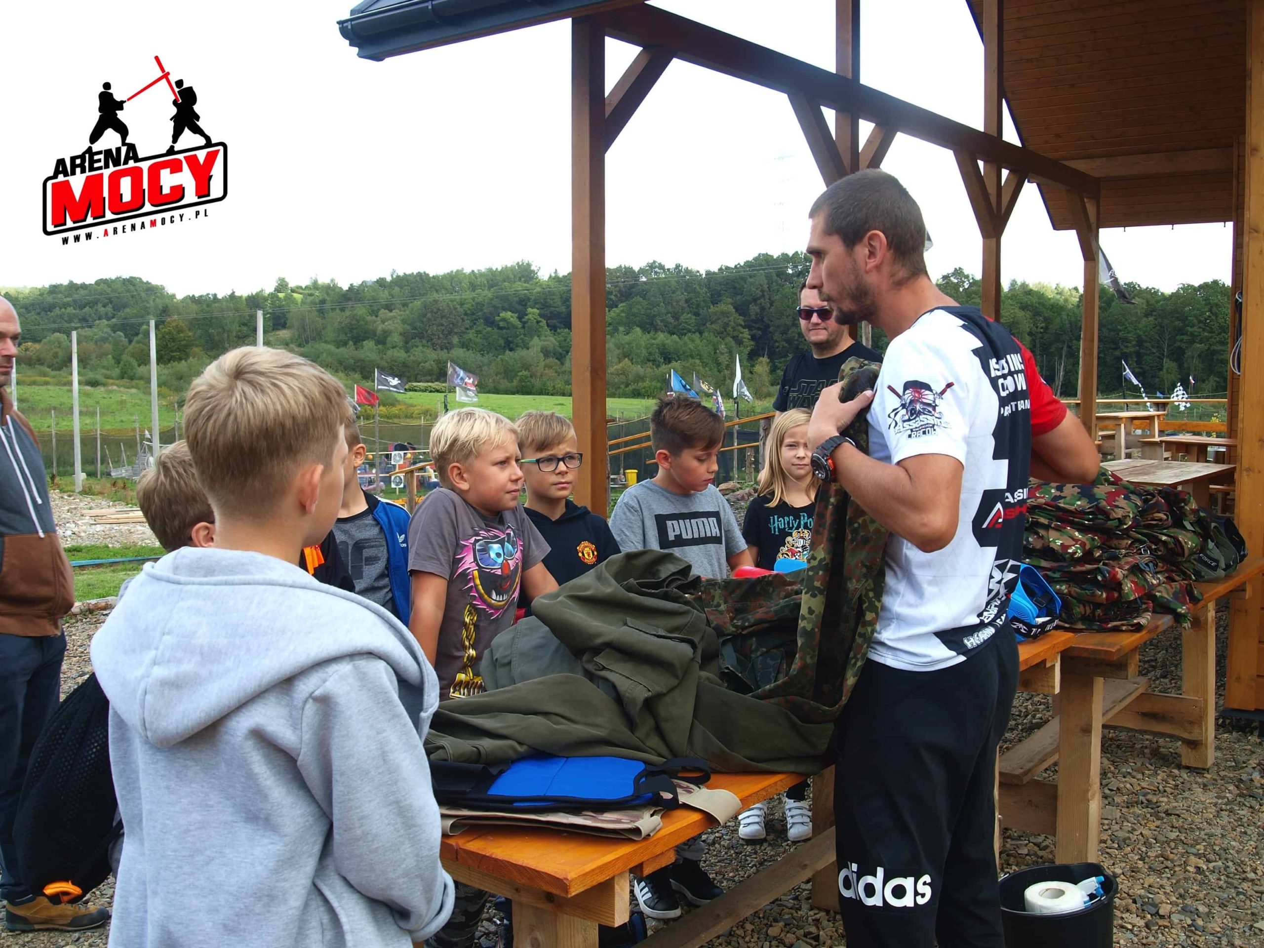 Junior paintball - dzieci z instruktorem